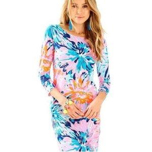Lilly Pulitzer Marlowe Boatneck T-shirt Dress in the "Off Tropic"